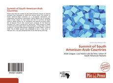 Capa do livro de Summit of South American-Arab Countries 