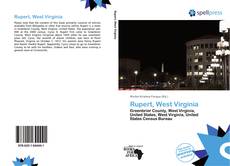 Bookcover of Rupert, West Virginia
