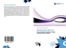 Bookcover of Elektronika B3-34