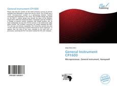 Bookcover of General Instrument CP1600