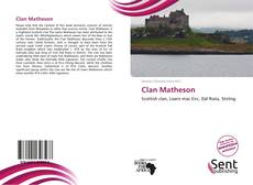 Capa do livro de Clan Matheson 