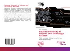 Bookcover of National University of Sciences and Technology, Pakistan