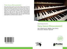 Capa do livro de Tony Vacca (Percussionist) 