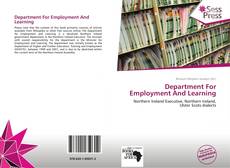 Bookcover of Department For Employment And Learning