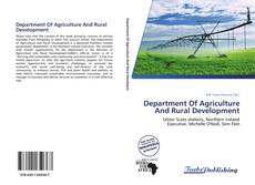 Department Of Agriculture And Rural Development的封面