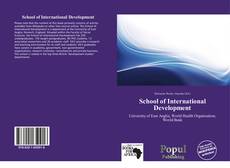 School of International Development的封面