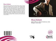 Capa do livro de Musa Kaleem 