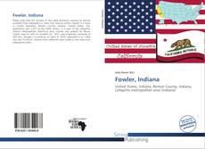 Buchcover von Fowler, Indiana