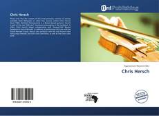 Chris Hersch kitap kapağı