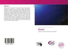 Buchcover von Maxtor