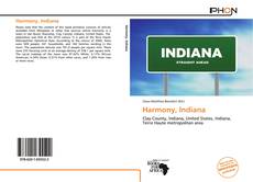 Harmony, Indiana kitap kapağı