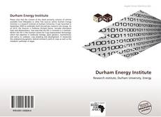 Buchcover von Durham Energy Institute