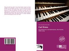 Buchcover von Carl Kress
