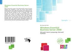 Capa do livro de Windows Essential Business Server 2008 