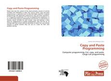 Capa do livro de Copy and Paste Programming 