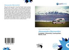 Bookcover of Alessandro Bernardini