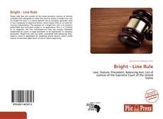 Capa do livro de Bright - Line Rule 