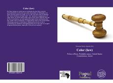 Capa do livro de Color (law) 