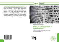 Resource Acquisition Is Initialization kitap kapağı