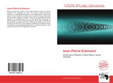 Couverture de Jean-Pierre Eckmann