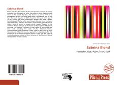 Bookcover of Sabrina Blond