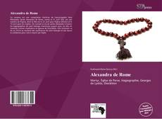 Portada del libro de Alexandra de Rome