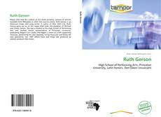 Capa do livro de Ruth Gerson 