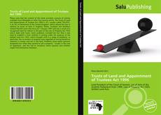 Capa do livro de Trusts of Land and Appointment of Trustees Act 1996 