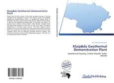 Capa do livro de Klaipėda Geothermal Demonstration Plant 