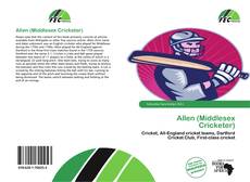 Обложка Allen (Middlesex Cricketer)