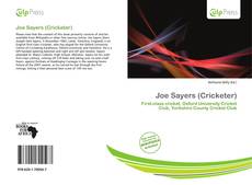 Buchcover von Joe Sayers (Cricketer)