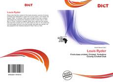 Bookcover of Louis Ryder