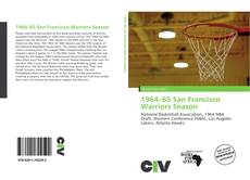Capa do livro de 1964–65 San Francisco Warriors Season 