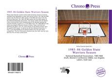 Bookcover of 1985–86 Golden State Warriors Season