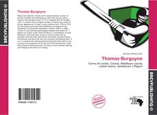 Couverture de Thomas Burgoyne