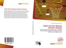 Capa do livro de 1954–55 Fort Wayne Pistons Season 