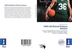 Borítókép a  1965–66 Detroit Pistons Season - hoz