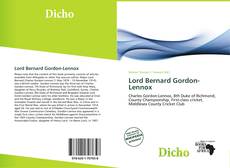 Lord Bernard Gordon-Lennox kitap kapağı