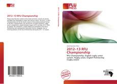 Buchcover von 2012–13 RFU Championship