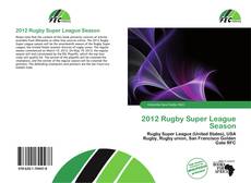 Portada del libro de 2012 Rugby Super League Season