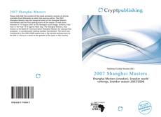 Bookcover of 2007 Shanghai Masters