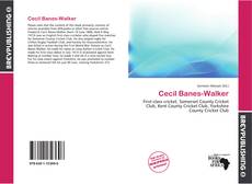 Buchcover von Cecil Banes-Walker
