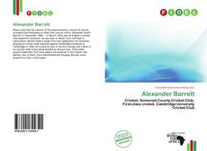 Bookcover of Alexander Barrett
