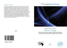 Bookcover of Albert Clapp