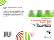 Buchcover von Guinea-Bissau Legislative Election, 1989