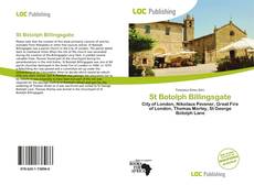 St Botolph Billingsgate kitap kapağı