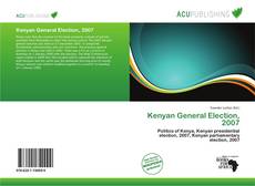 Copertina di Kenyan General Election, 2007