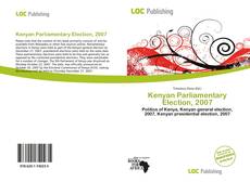 Kenyan Parliamentary Election, 2007 kitap kapağı