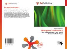 Maragua Constituency kitap kapağı