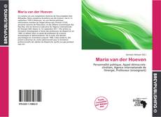 Capa do livro de Maria van der Hoeven 